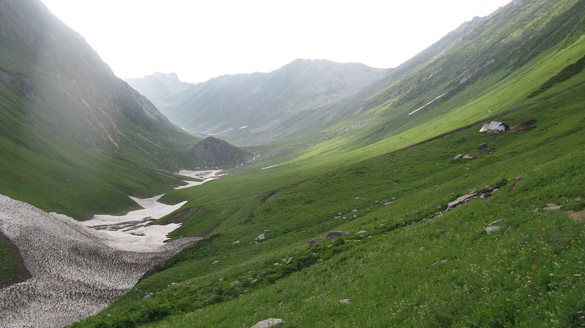 Baloor Kasi located in Guraiz area of Neelum Valley in Pakistan administered Jammu & Kashmir where glaciers are retreating fast threatening water availability downstream.