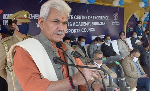 Jammu and Kashmir Lieutenant Governor Manoj Sinha.