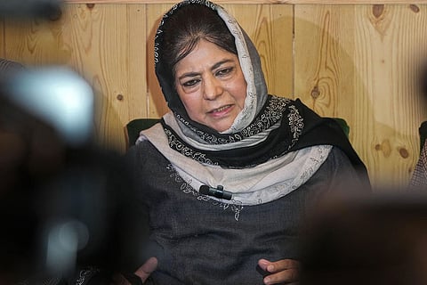 A file photo of Mehbooba Mufti.