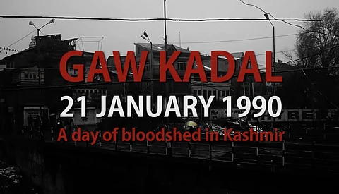 Remembering Gaw Kadal massacre of January 21 1990. Photo/Open source