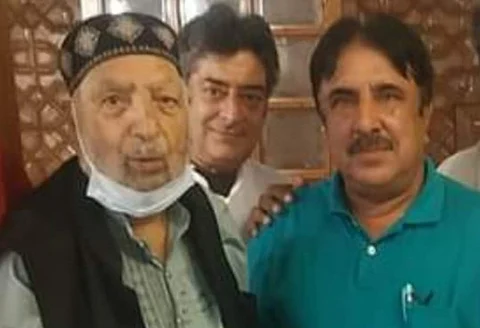 Farooq Nazki and Bashir Aarif in Srinagar a few years back.