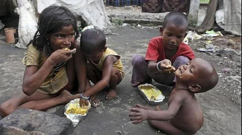 A representational image of poverty in India. Photo/Open Source