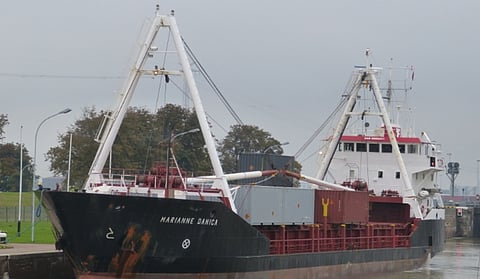 The ship Marianne Danica. Photo: http://www.vesselfinder.com