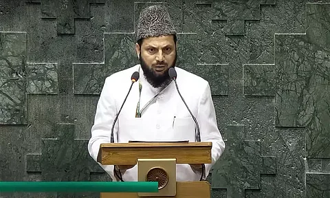 Mohibullah Nadvi, Samajwadi MP from Rampur in Uttar Pradesh. Photo/Sansad TV