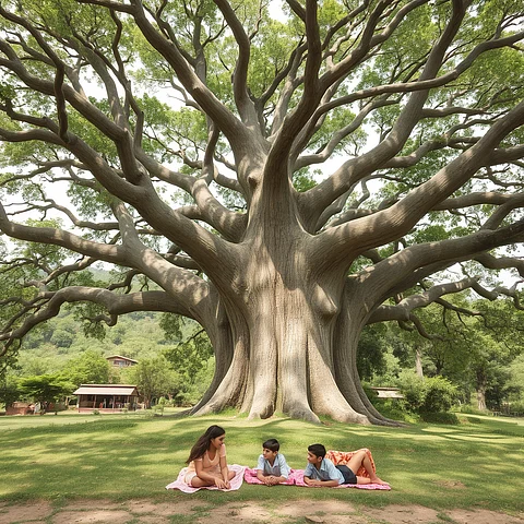 A giant banyan. Image/Created using AI Gencraft.com