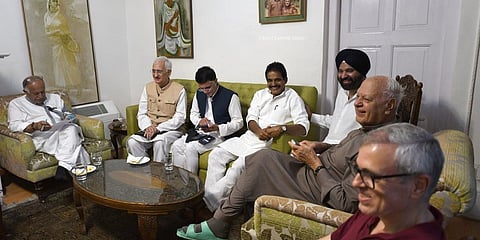 NC and Congress leaders on August 26, 2024.