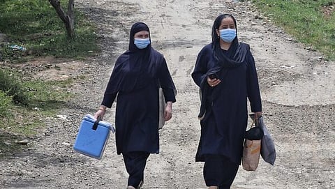 A file photo of ASHA workers of Kashmir. Photo/Open Source