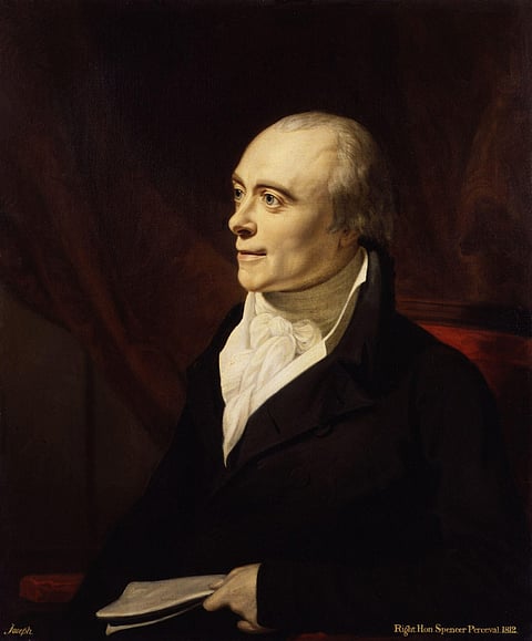 Spencer Perceval, by George Francis Joseph (died 1846), given to the National Portrait Gallery, London in 1857. Photo/Public Domain