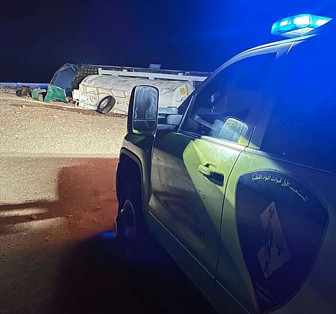 صور: هيئة الدفاع المدني والإسعاف العمانية