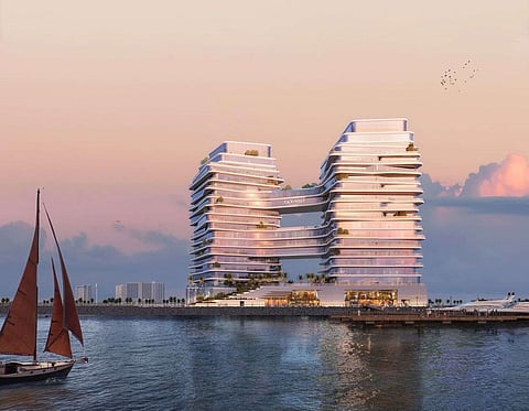 مشروع أوشيانو الفاخر في رأس الخيمة بتكلفة مليار دولار. — الصورة المرفقة