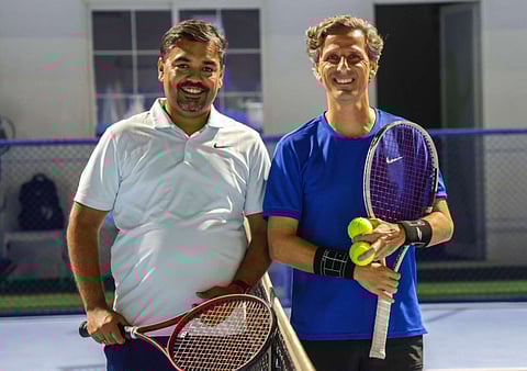 ريكاردو فييرا وأرونكومار سيلفاراج. - الصورة المقدمة