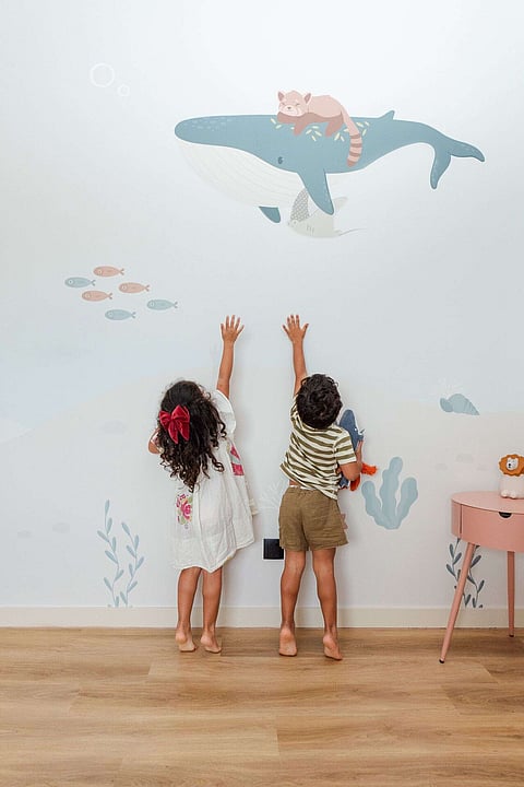 جدران ملهمة للأطفال
