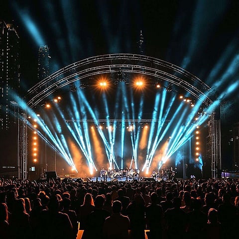 تقام حفلات موسيقية مجانية كل يوم سبت من المهرجان