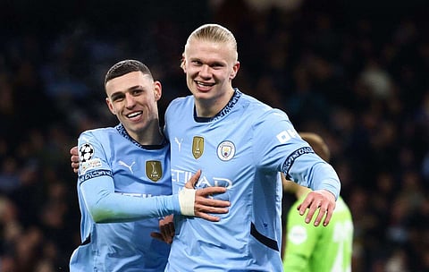 إيرلينج هالاند (يمين). – وكالة فرانس برس