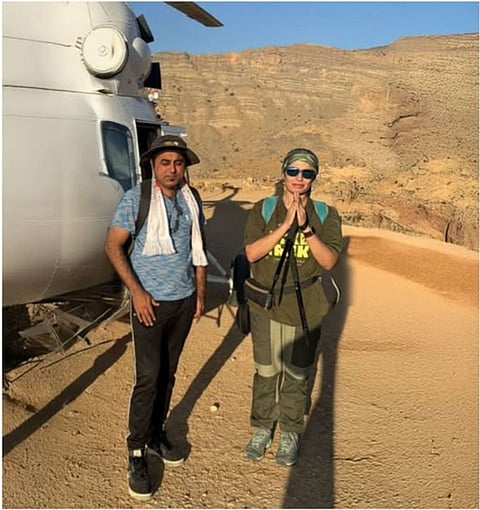 السائحان عقب انقاذهما