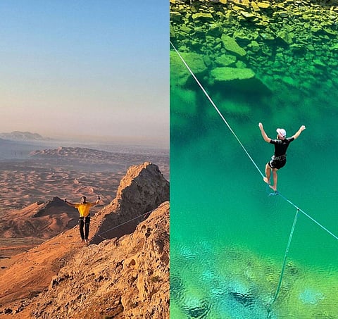 المشي على الحبل ..رياضة روحية