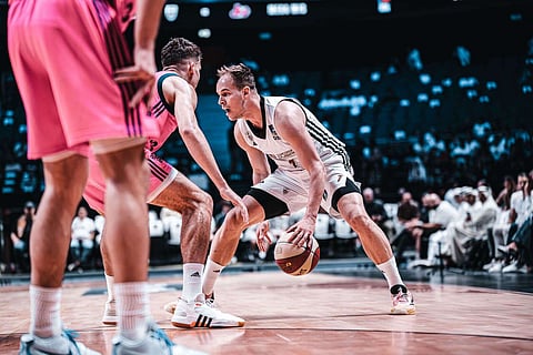 تعتبر مباراة الثلاثاء ضد فريق إيغوكيا إم: تيل حاسمة لفريق كرة السلة في دبي حيث يتطلع الفريق إلى البناء على سجله الذي حقق فيه 4 انتصارات مقابل هزيمة واحدة على أرضه. — الصورة المرفقة