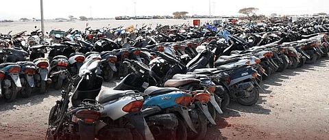 491 دراجة نارية مخالفة في قبضة شرطة رأس الخيمة