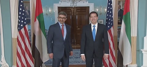 عبدالله بن زايد وروبيو