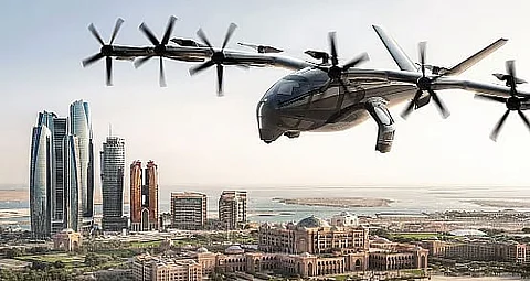 أبوظبي: أول رحلة تجريبية ناجحة للتاكسي الطائر