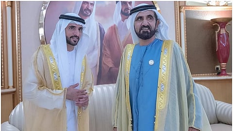 محمد بن راشد وحمدان بن محمدالصورة: @faz3 على الانستغرام