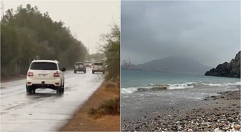 دبي وأبوظبي تحت زخات المطر… الأرصاد ترفع مستوى التحذير