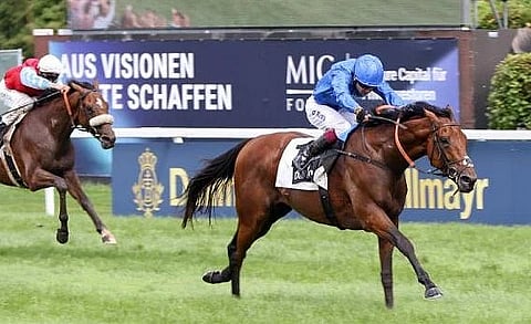 أصبح "تورنادو أليرت" خامس حصان من إنتاج جودلفين يفوز بسباق جروسر دالماير-بريس المرموق في ألمانيا.