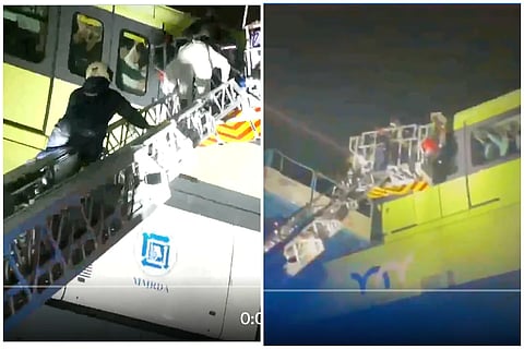 الصورة: لقطات شاشة من مقاطع فيديو ANI