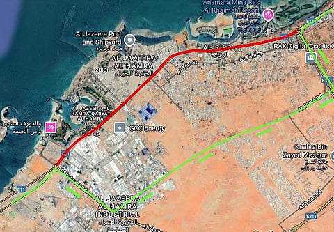 إغلاق طريق اعتباراً من الإثنين المقبل لتطوير شارع رئيسي برأس الخيمة