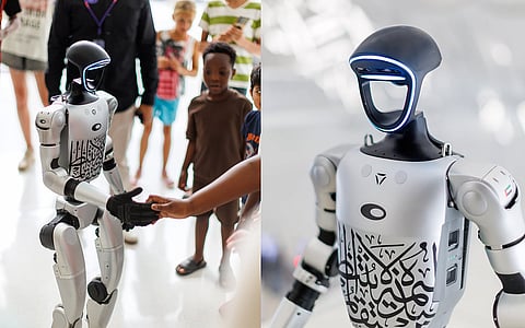 الإنسان الآلي Unitree G1. الصور: مختبرات دبي للمستقبل