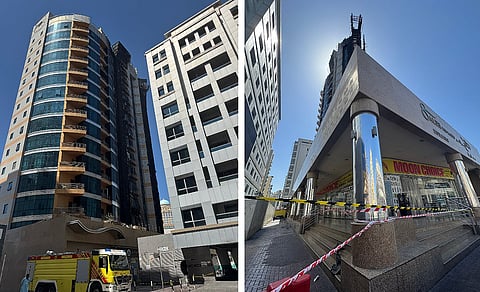 بعد حريق البرشاء: سكان المبنى يعودون لاستعادة حاجياتهم