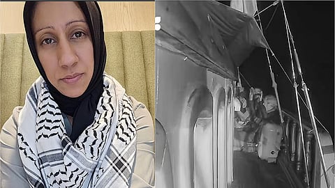 اعتراض سفينة تحمل مقيمة إماراتية ضمن أسطول "الصمود العالمي" نحو غزة