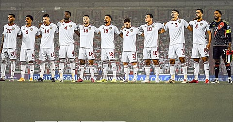 منتخب الإمارات العربية المتحدة لكرة القدم. الصورة: uae.nt