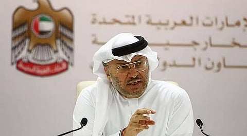 الدكتور أنور قرقاش المستشار الدبلوماسي لرئيس دولة الإمارات العربية المتحدة