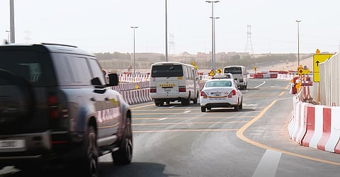 تحويل مروري بسبب إنشاء خط مترو دبي الأزرق