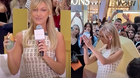 عارضة الأزياء "بيلا حديد" تجلب سحرها وعطرها إلى دبي