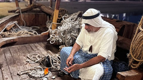 3 أجيال تحيي قصص "النغدة" و"الدين" و"الكرابي" في مهرجان التراث البحري