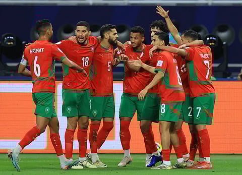 المغرب يتجاوز سوريا بهدف ويتأهل إلى نصف نهائي كأس العرب