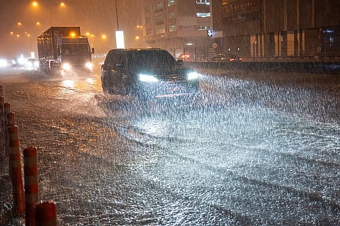 انتهاء موجة الأمطار الرئيسية: 127 ملم في رأس الخيمة