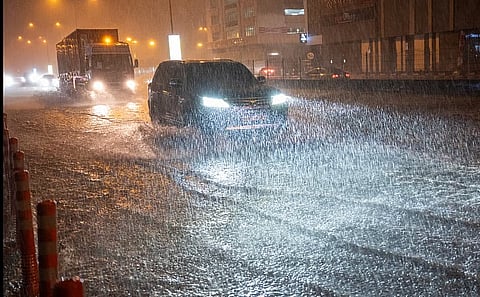 3.5 أدنى درجة حرارة سجلت في رأس الخيمة بعد الأمطار الغزيرة