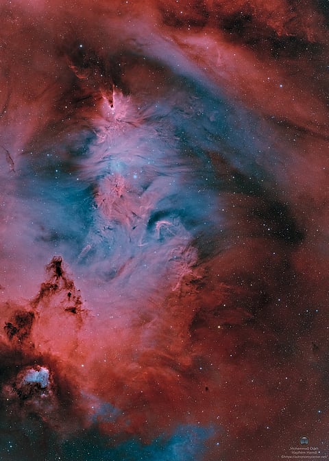 شجرة عيد الميلاد تضيء سماء الإمارات.. من مسافة 2300 سنة ضوئية