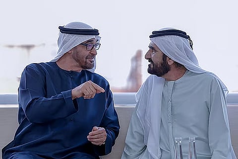 محمد بن زايد ومحمد بن راشد