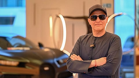 بالفيندر ساهني (أبو صباح) مؤسس ومالك مجموعة شركات RSG في منزله في نخلة جميرا في دبي.