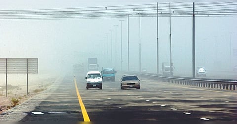 انخفاض درجات الحرارة اليوم وغبار متوقع