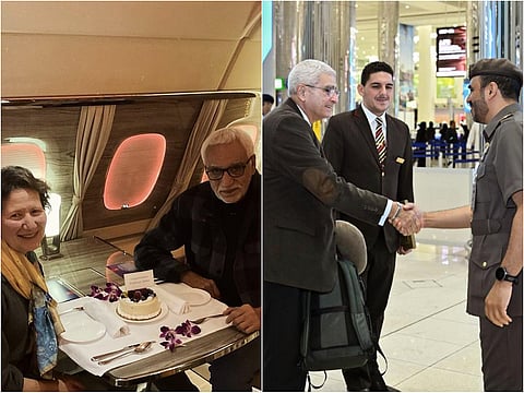 تكريم في الجو واحتفاء على الأرض.. رحلة النوابغ إلى دبي