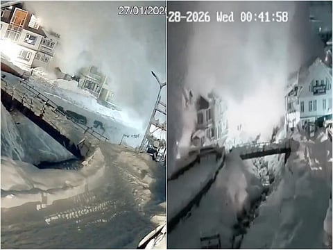 انهيار ثلجي يجتاح منتجعا في كشمير بدون ضحايا