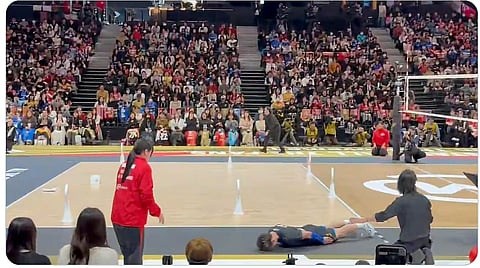 لقطة شاشة من فيديو على X