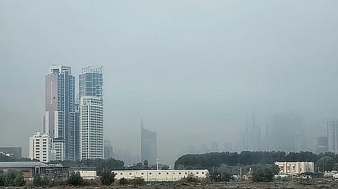 الإمارات تحت رداء الضباب فجراً.. وصحوة مشمسة ترفع الحرارة نهاراً