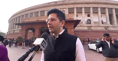 ஆம் ஆத்மியின் மாநிலங்களவைக் குழுத் தலைவராக ராகவ் சத்தா நியமனம்