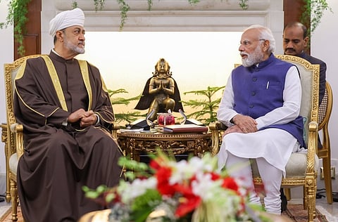 ஓமன் சுல்தானுடன் பிரதமர் மோடி பேச்சு